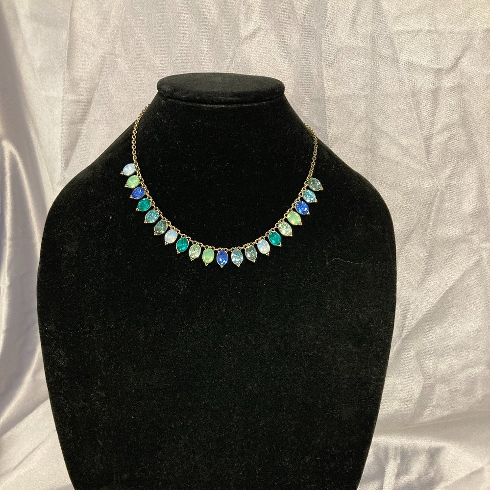 Joan Rivers Classic Collection 2021 Delicate Oval Crystal Necklace